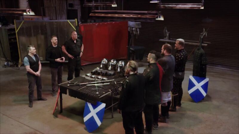 Los luchadores de 'Knight Fight' se preparan para la Guerra de Independencia escocesa