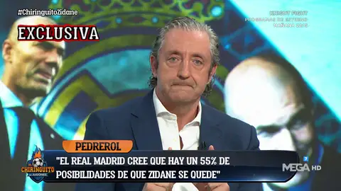 Josep Pedrerol: "El Real Madrid cree que hay un 55% de posibilidades de que Zidane se quede" Josep Pedrerol: "El Real Madrid cree que hay un 55% de posibilidades de que Zidane se quede"