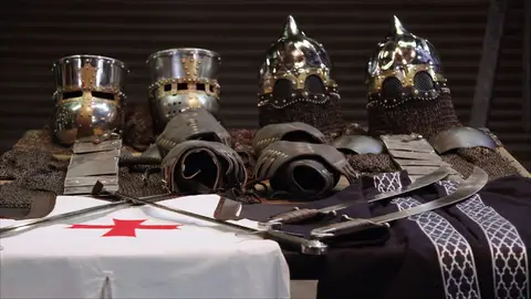 Templarios frente a sarracenos Knight fight