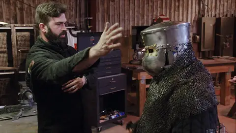 Yelmo alemán Knight fight