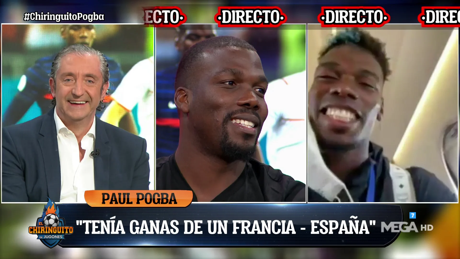 PAUL POGBA EN EXCLUSIVA EN EL CHIRINGUITO PAUL POGBA EN EXCLUSIVA EN EL CHIRINGUITO