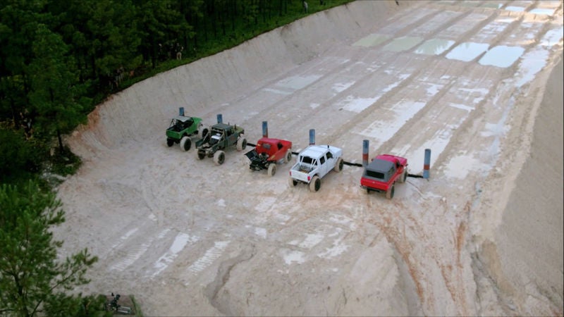 La carrera más igualada en la historia de 'Pickups & Furious'