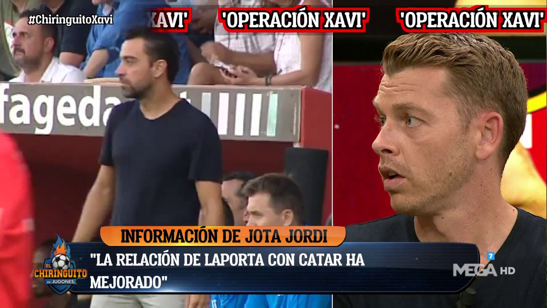 "SE PREV&Eacute; QUE XAVI LLEGUE EL VIERNES"