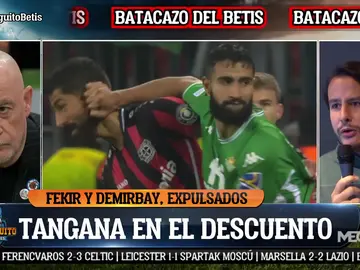 "Lo que hace Fekir es injustificable, es una expulsión clarísima" "Lo que hace Fekir es injustificable, es una expulsión clarísima"