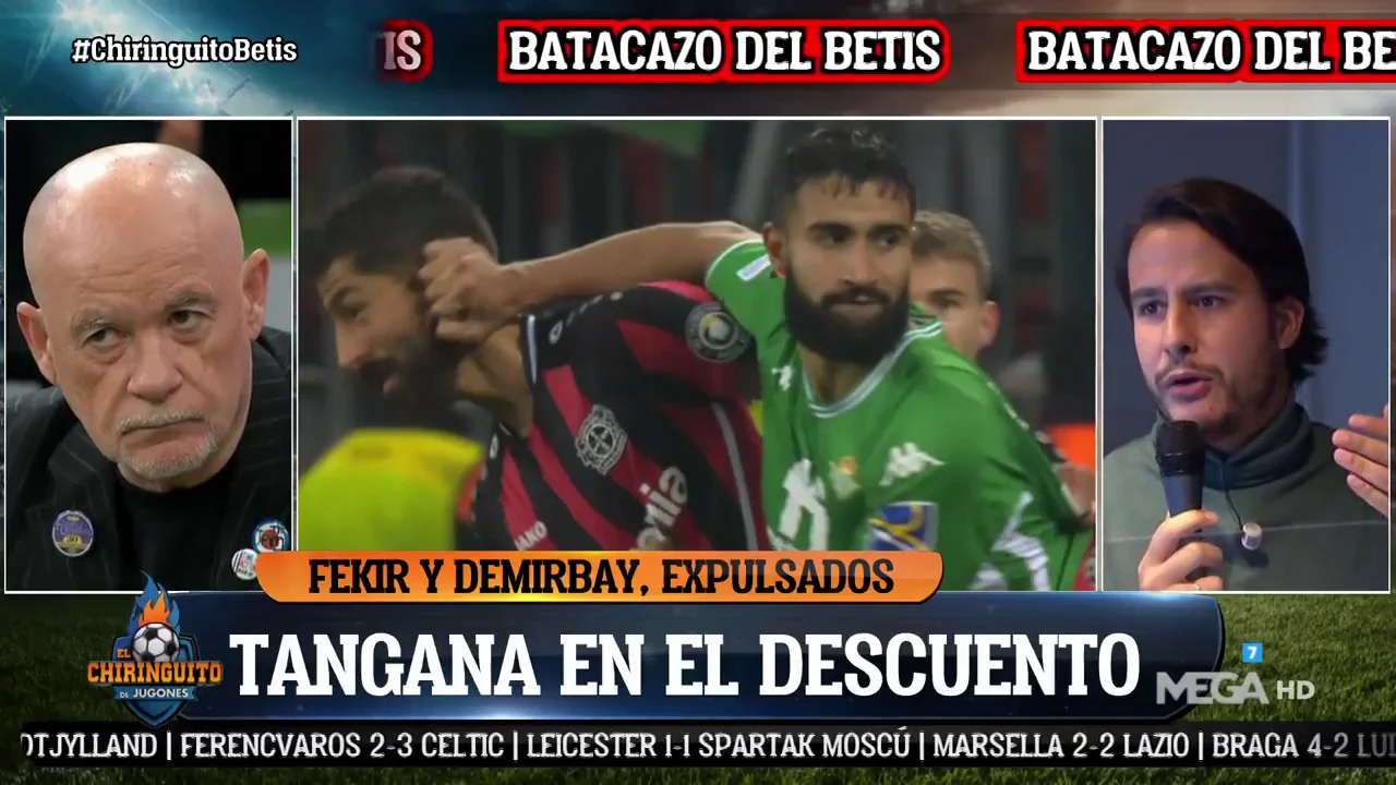 "Lo que hace Fekir es injustificable, es una expulsión clarísima" "Lo que hace Fekir es injustificable, es una expulsión clarísima"