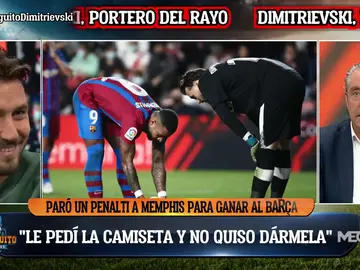 "Antes de parar el penalti a Memphis le pedí su camiseta" "Antes de parar el penalti a Memphis le pedí su camiseta"