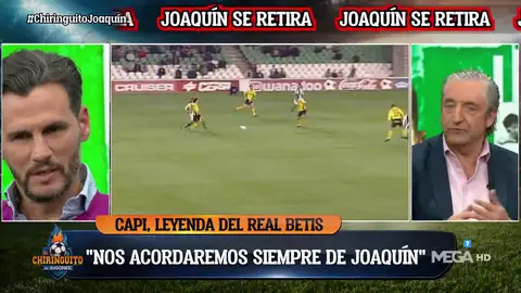 "Va a ser una pena su retirada, nos acordaremos siempre de Joaquín" "Va a ser una pena su retirada, nos acordaremos siempre de Joaquín"