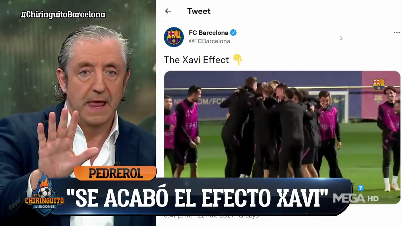 "El efecto Xavi era un revulsivo que no ha llegado" "El efecto Xavi era un revulsivo que no ha llegado"