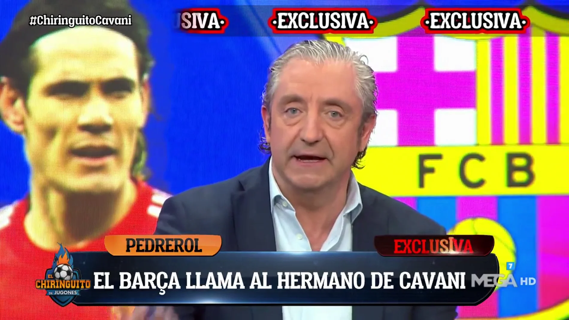 Pedrerol: "El Barça ha llamado al hermano de Cavani"