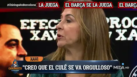 Carme Barceló: "No me sentí orgullosa tras el Barça-Betis" Carme Barceló: "No me sentí orgullosa tras el Barça-Betis"