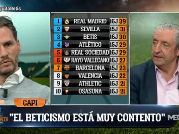 "Juanmi nos está dando muchos puntos" "Juanmi nos está dando muchos puntos"