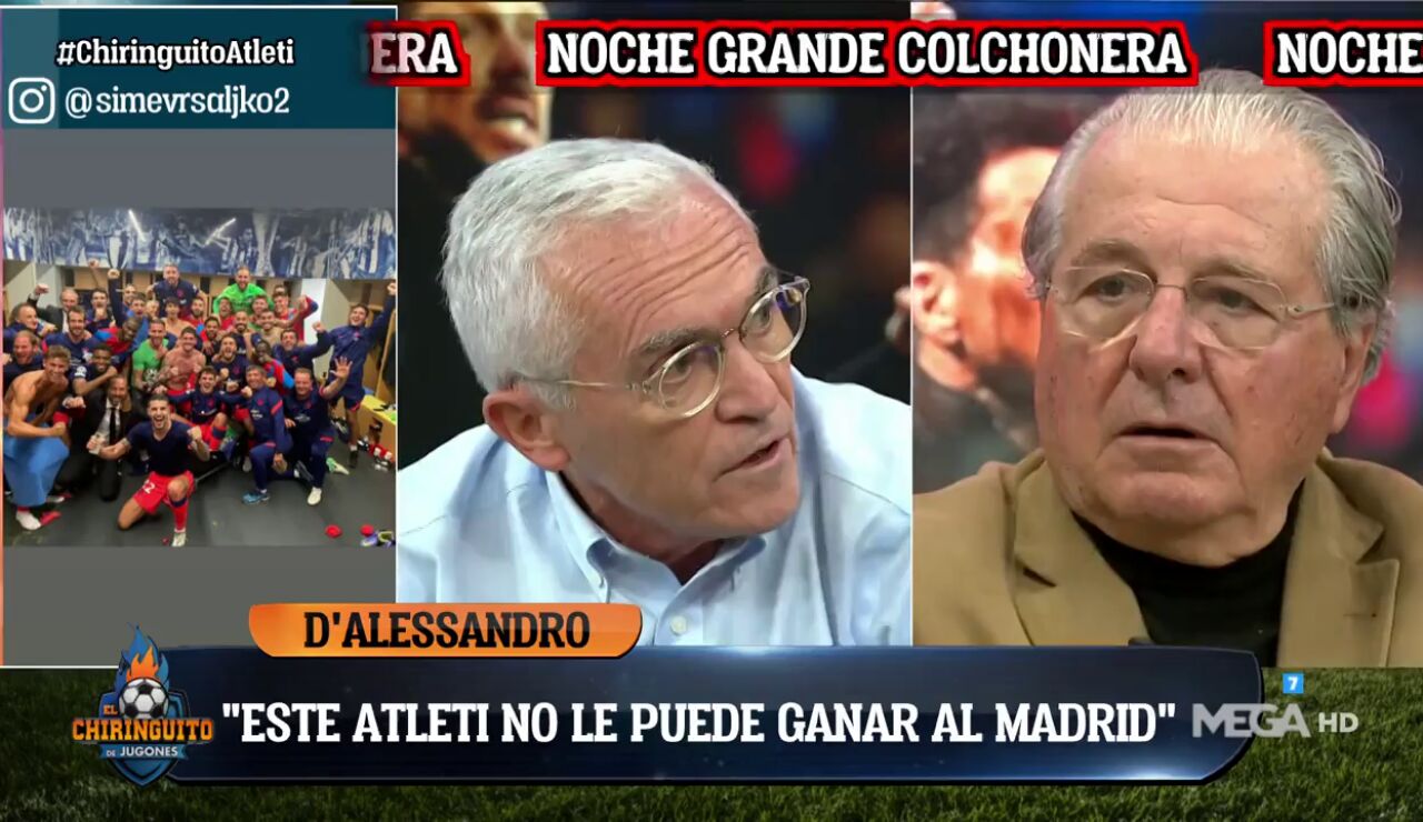 Jorge D'Alessandro: "Este Atleti no puede ganar al Real Madrid"