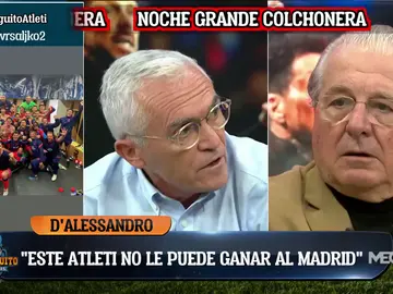 Jorge D'Alessandro: "Este Atleti no puede ganar al Real Madrid" Jorge D'Alessandro: "Este Atleti no puede ganar al Real Madrid"