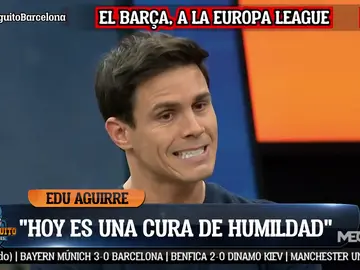 Edu Aguirre: "Estoy tremendamente feliz esta noche" Edu Aguirre: "Estoy tremendamente feliz esta noche"