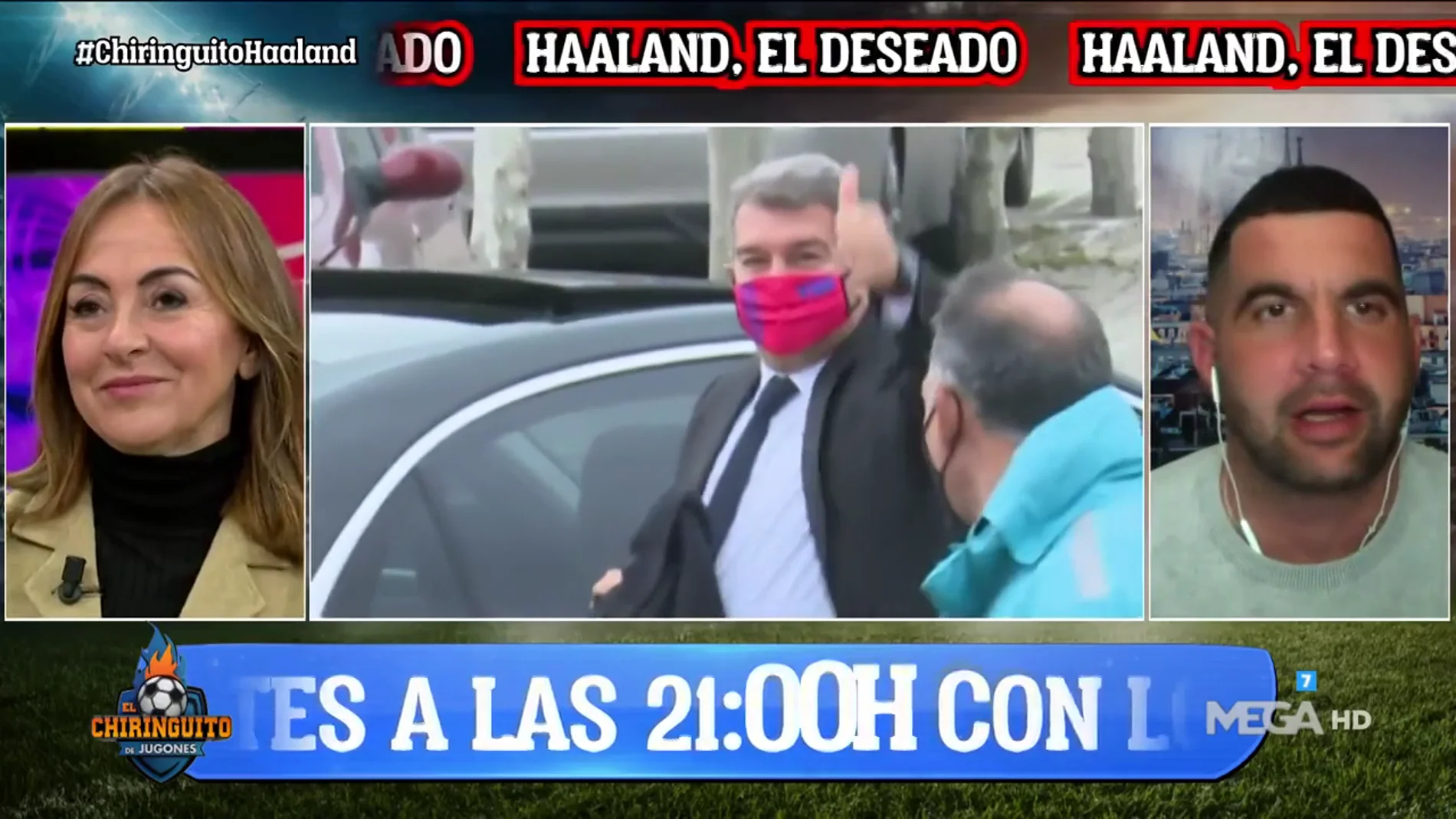 José Álvarez: "El primer situado para fichar a Haaland es el Barça"