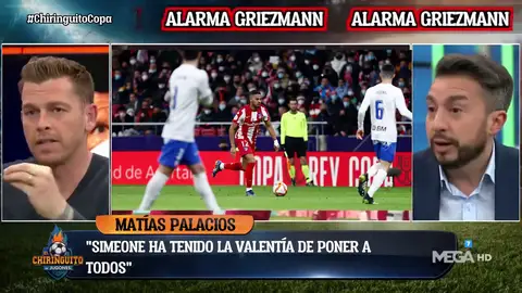 Matías Palacios: "Simeone ha sido valiente" Matías Palacios: "Simeone ha sido valiente"