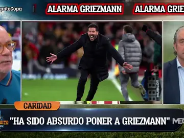 Duro: "Simeone es lo más tribunero del fútbol español" Duro: "Simeone es lo más tribunero del fútbol español"