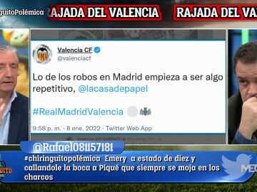 Josep Pedrerol: "El tuit del Valencia es victimista"