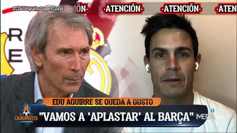Edu Aguirre: "El Real Madrid tiene la oportunidad de 'aplastar' al Barça" Edu Aguirre: "El Real Madrid tiene la oportunidad de 'aplastar' al Barça"