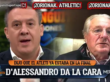 Edu Velasco: "D'Alessandro se lleva un zasca brutal porque el Athletic está en la final" Edu Velasco: "D'Alessandro se lleva un zasca brutal porque el Athletic está en la final"