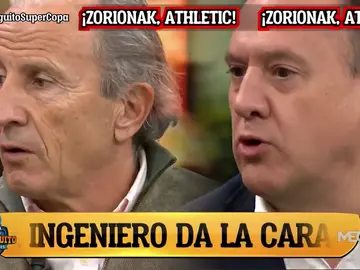 El cara a cara entre Edu Velasco y Petón por la victoria del Athletic al Atlético de Madrid El cara a cara entre Edu Velasco y Petón por la victoria del Athletic al Atlético de Madrid