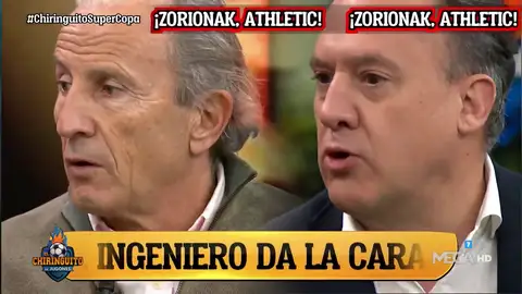 El cara a cara entre Edu Velasco y Petón por la victoria del Athletic al Atlético de Madrid El cara a cara entre Edu Velasco y Petón por la victoria del Athletic al Atlético de Madrid