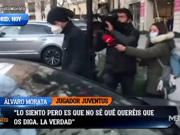 Morata, cazado en Madrid por su posible llegada al Barça: "No sé de qué me estáis hablando" Morata, cazado en Madrid por su posible llegada al Barça: "No sé de qué me estáis hablando"