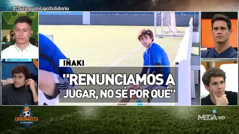 Los jugadores de El Chiringuito 'estallan' tras perder en la Liga de Medios Los jugadores de El Chiringuito 'estallan' tras perder en la Liga de Medios
