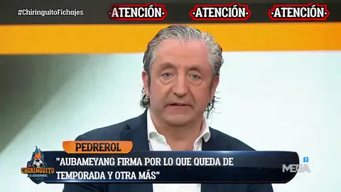 Josep Pedrerol: "Que Aubameyang llegue libre al Barça es una gran operación" Josep Pedrerol: "Que Aubameyang llegue libre al Barça es una gran operación"