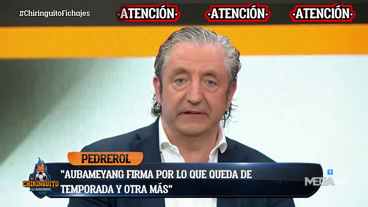 Josep Pedrerol: "Que Aubameyang llegue libre al Bar&ccedil;a es una gran operaci&oacute;n"