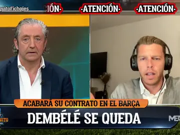"Dembélé a la grada, se ha vuelto a reír del Barça" "Dembélé a la grada, se ha vuelto a reír del Barça"