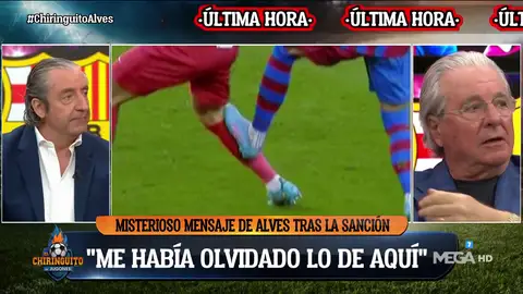 Jorge D'Alessandro: "¡Alves, cierra el pico. Hace años se expulsó a Pepe por no tocarte!" Jorge D'Alessandro: "¡Alves, cierra el pico. Hace años se expulsó a Pepe por no tocarte!"