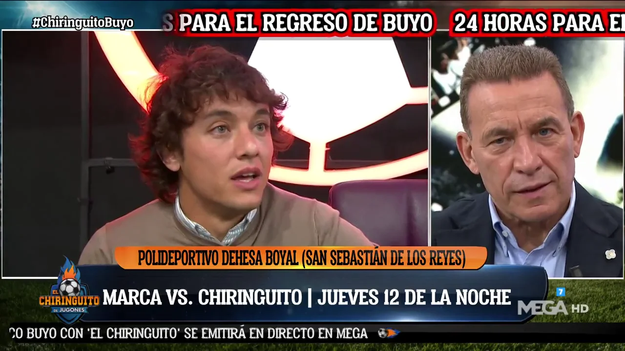 Paco Buyo: "Me da miedo fallar a la redacci&oacute;n de El Chiringuito, a un equipo lleno de ilusi&oacute;n"