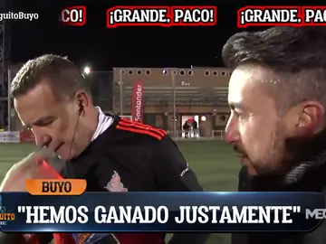 Paco Buyo: "El cariño de la gente ha sido extraordinario" Paco Buyo: "El cariño de la gente ha sido extraordinario"