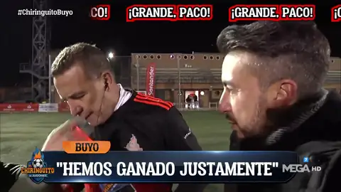 Paco Buyo: "El cariño de la gente ha sido extraordinario" Paco Buyo: "El cariño de la gente ha sido extraordinario"