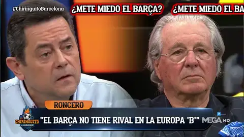 Tomás Roncero: "El Barça es el favorito... en Europa 'B'" Tomás Roncero: "El Barça es el favorito... en Europa 'B'"