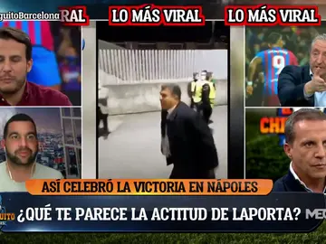 Juanfe Sanz: "La celebración de Laporta es dantesca" Juanfe Sanz: "La celebración de Laporta es dantesca"