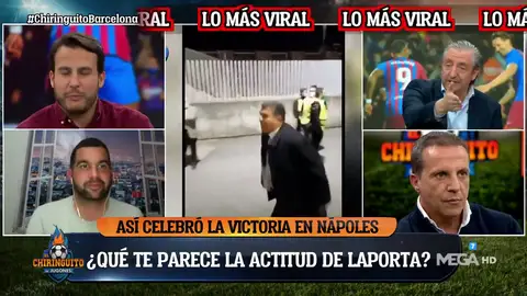 Juanfe Sanz: "La celebración de Laporta es dantesca" Juanfe Sanz: "La celebración de Laporta es dantesca"