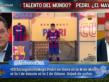 Josep Pedrerol: &quot;Desde el Barça están interesados en crear una estrella en Pedri&quot;