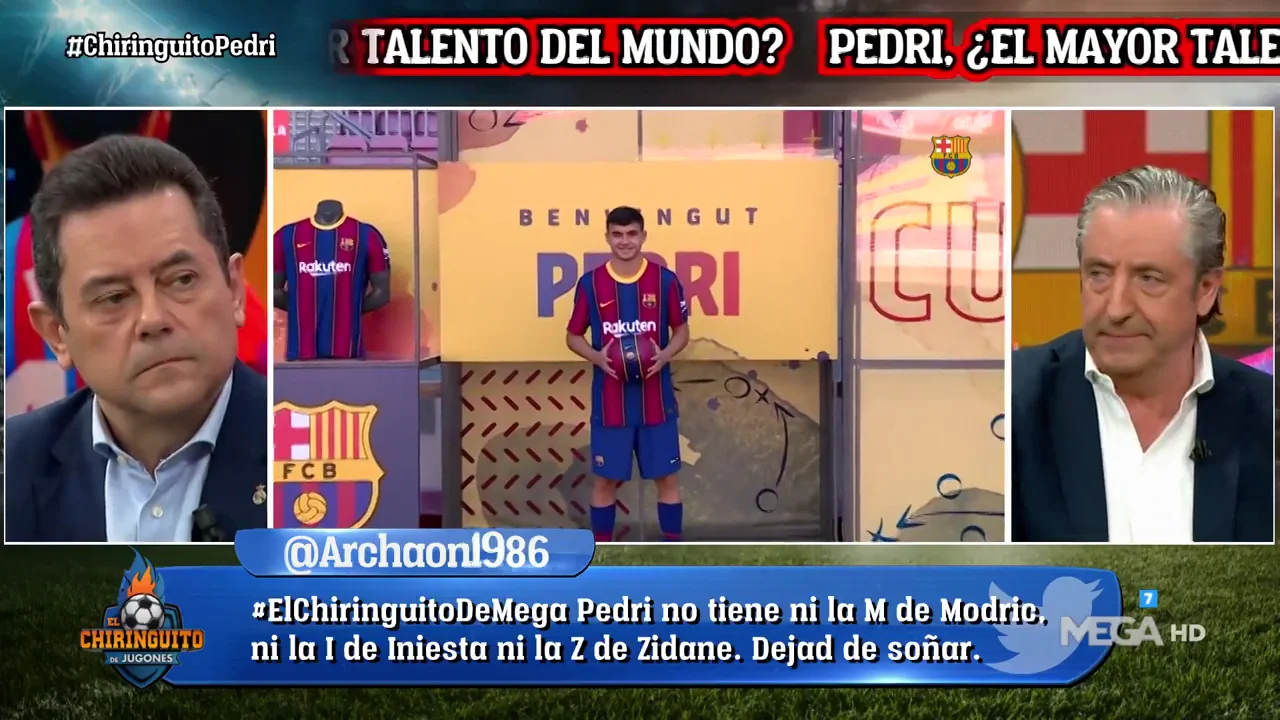 Josep Pedrerol: "Desde el Bar&ccedil;a est&aacute;n interesados en crear una estrella en Pedri"
