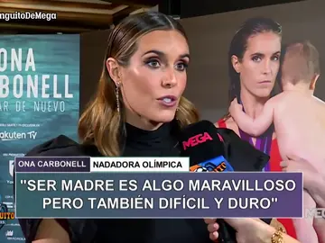 Ona Carbonell, madre y deportista de élite Ona Carbonell, madre y deportista de élite