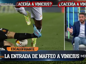 Matías Palacios: "Viendo la bota de Maffeo, estoy convencido que quería hacer daño a Vinicius" Matías Palacios: "Viendo la bota de Maffeo, estoy convencido que quería hacer daño a Vinicius"
