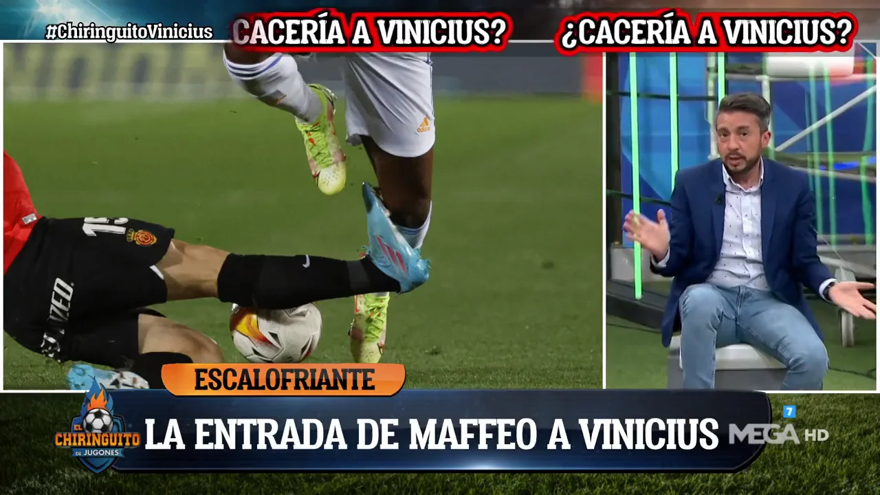 Mat&iacute;as Palacios: "Viendo la bota de Maffeo, estoy convencido que quer&iacute;a hacer da&ntilde;o a Vinicius" 
