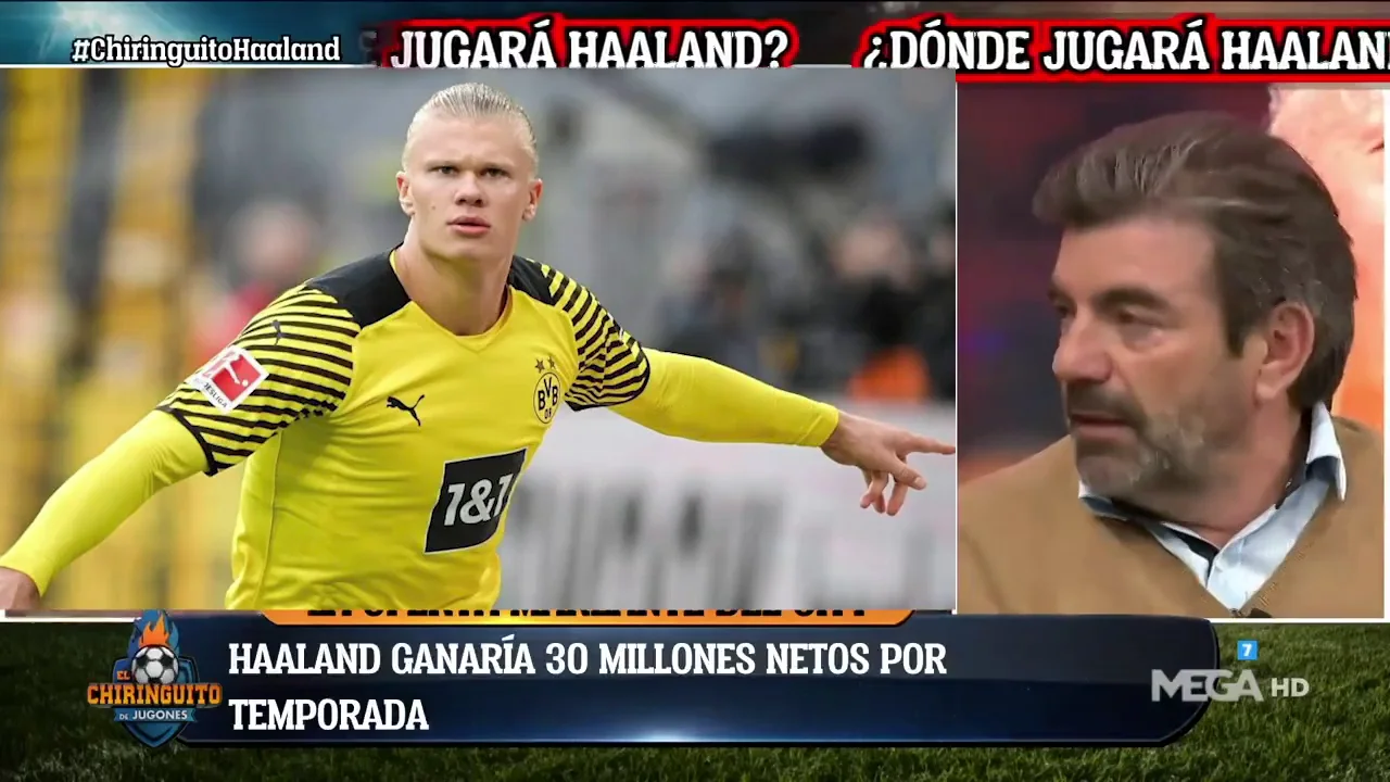 Pedro Bravo: "Le dir&iacute;a a Haaland que fuera al Real Madrid que al City"