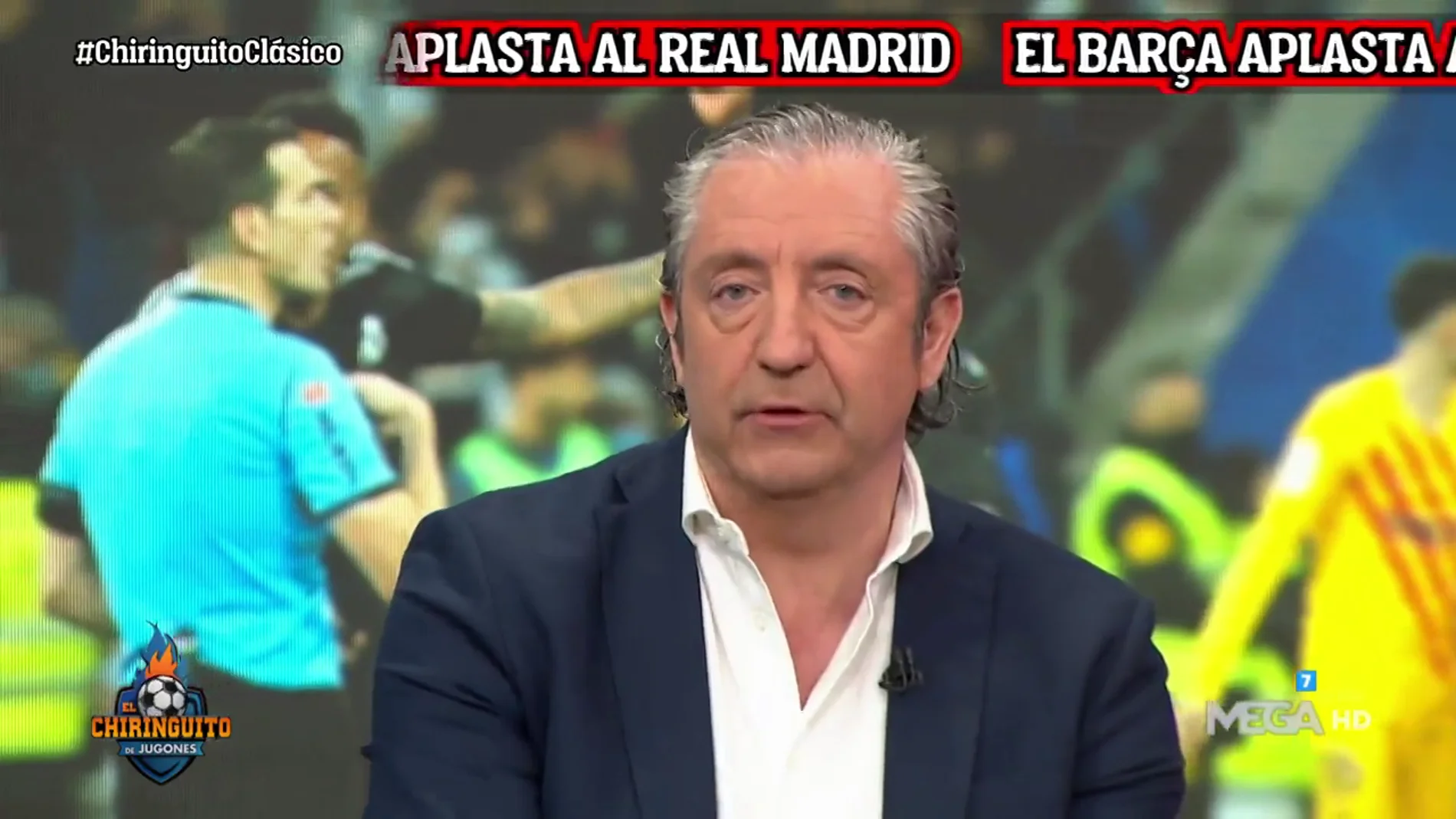 Josep Pedrerol: "Mateu Lahoz, con un montón de monitores, ha sido incapaz de decirle al árbitro que esto es roja"