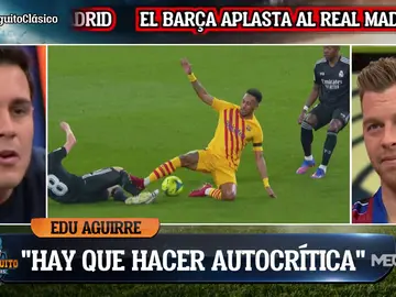 Edu Aguirre: "Mateu Lahoz no ha querido expulsar a Aubameyang" Edu Aguirre: "Mateu Lahoz no ha querido expulsar a Aubameyang"