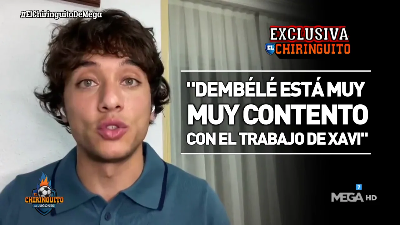 Darío Montero: "Dembelé quiere seguir en el Barça" Darío Montero: "Dembelé quiere seguir en el Barça"