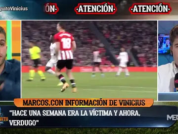 Nico Rodríguez: "¿Hay que hacerle la ola a Vinicius cada vez que te encara?" Nico Rodríguez: "¿Hay que hacerle la ola a Vinicius cada vez que te encara?"