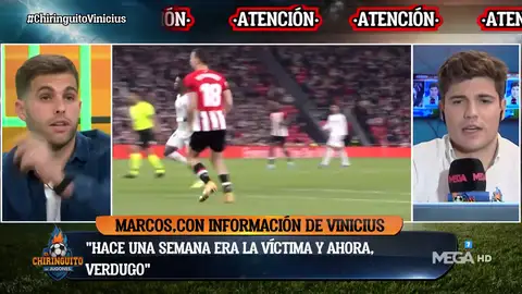Nico Rodríguez: "¿Hay que hacerle la ola a Vinicius cada vez que te encara?" Nico Rodríguez: "¿Hay que hacerle la ola a Vinicius cada vez que te encara?"