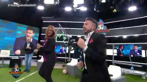 La cumbia llega al plató del Chiringuito La cumbia llega al plató del Chiringuito
